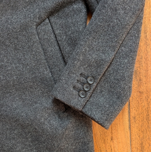 Old Navy Men's Wool Blend Trench (S) - Picture 3 of 6